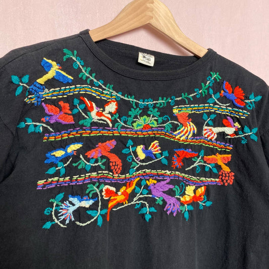 Vintage Los Manos Hand Embroidered Tee, Size XL