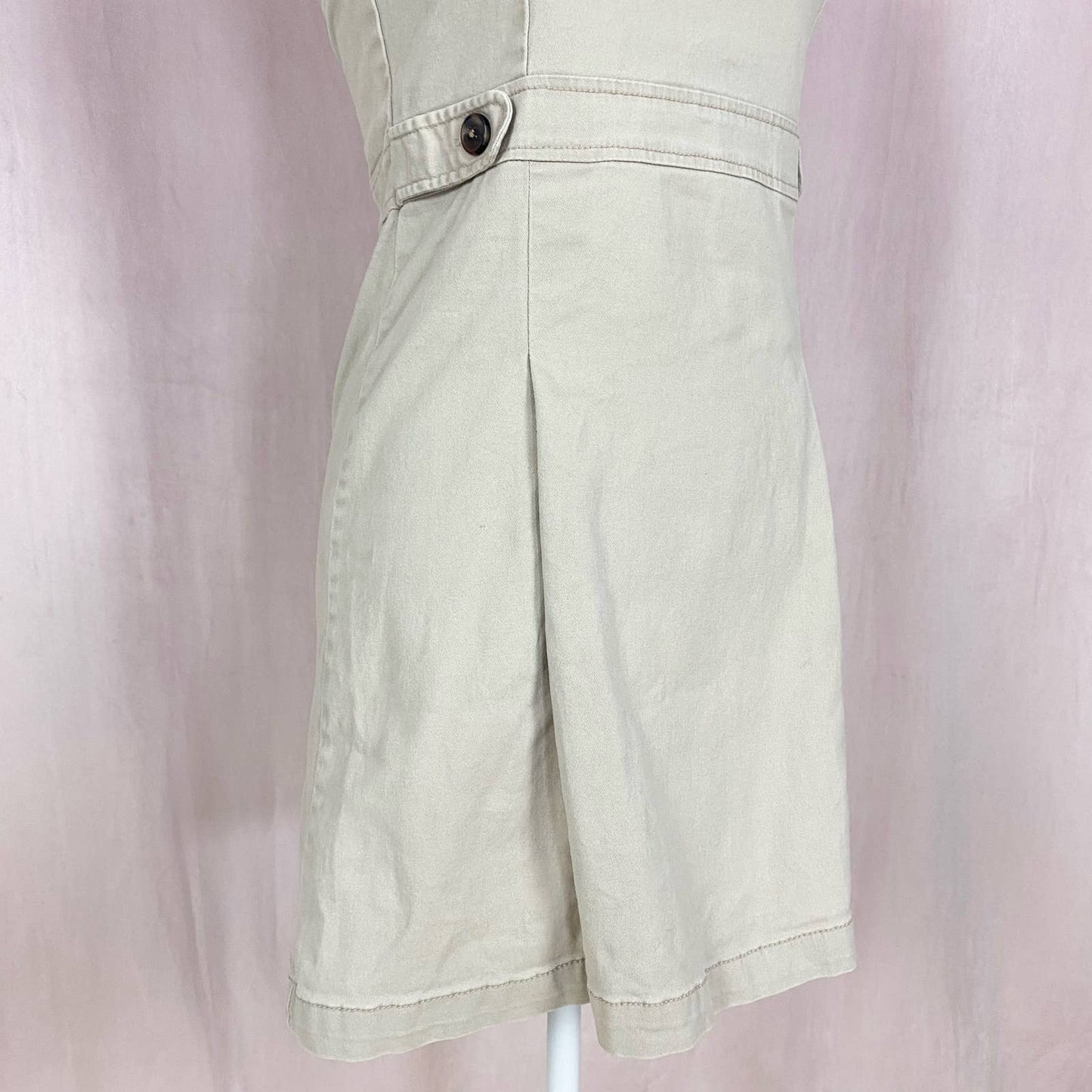 Secondhand Old Navy Tan Denim School Girl Mini Dress, Size Small