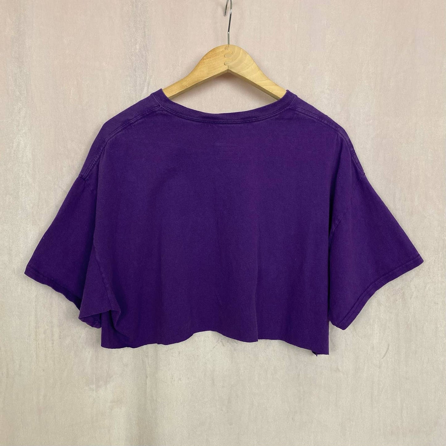 Reworked NFL Vikings Football Crop Tee, Size XL
