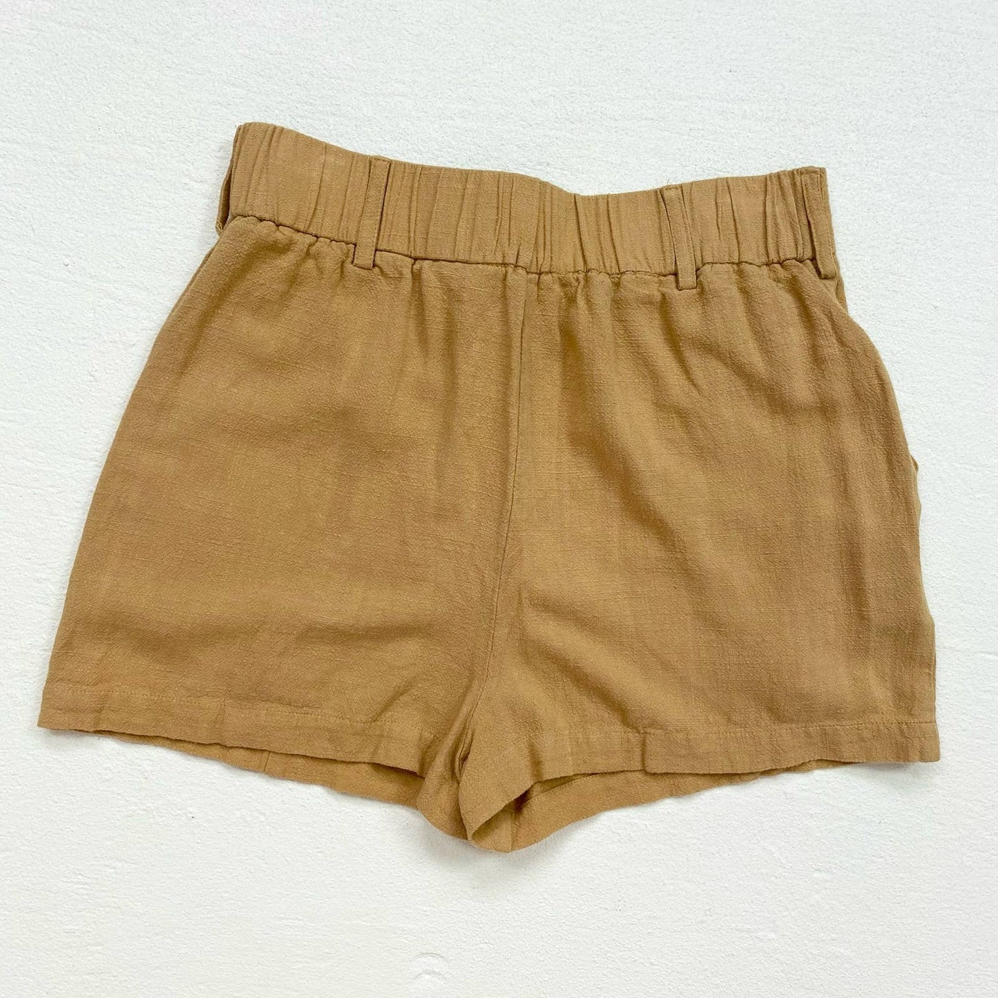 Secondhand Walter Baker Mustard Yellow High Waisted Shorts, Size Medium