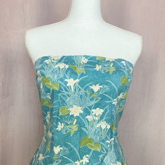 Y2K Charlotte Russe Strapless Floral Mini Dress, Size Large