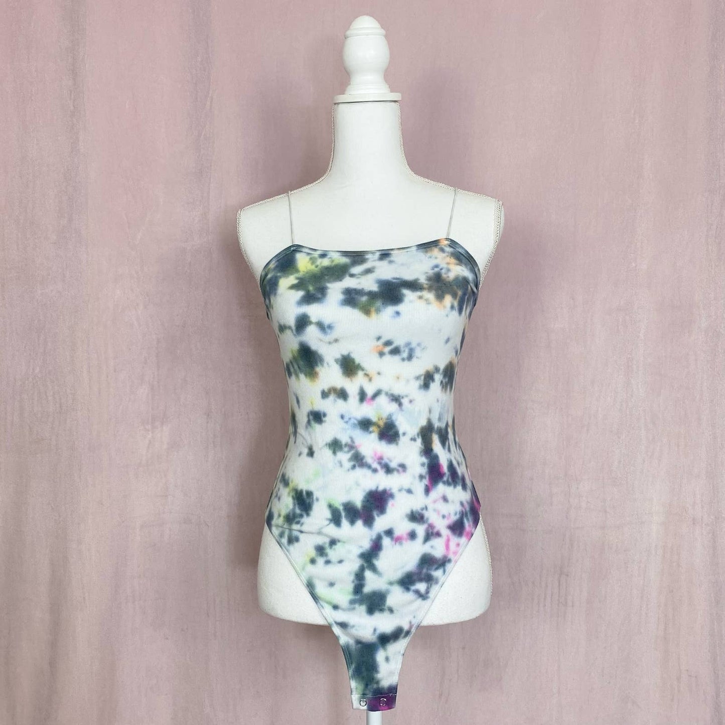 Reworked Wild Fable Tie Dye Bodysuit, Size Small