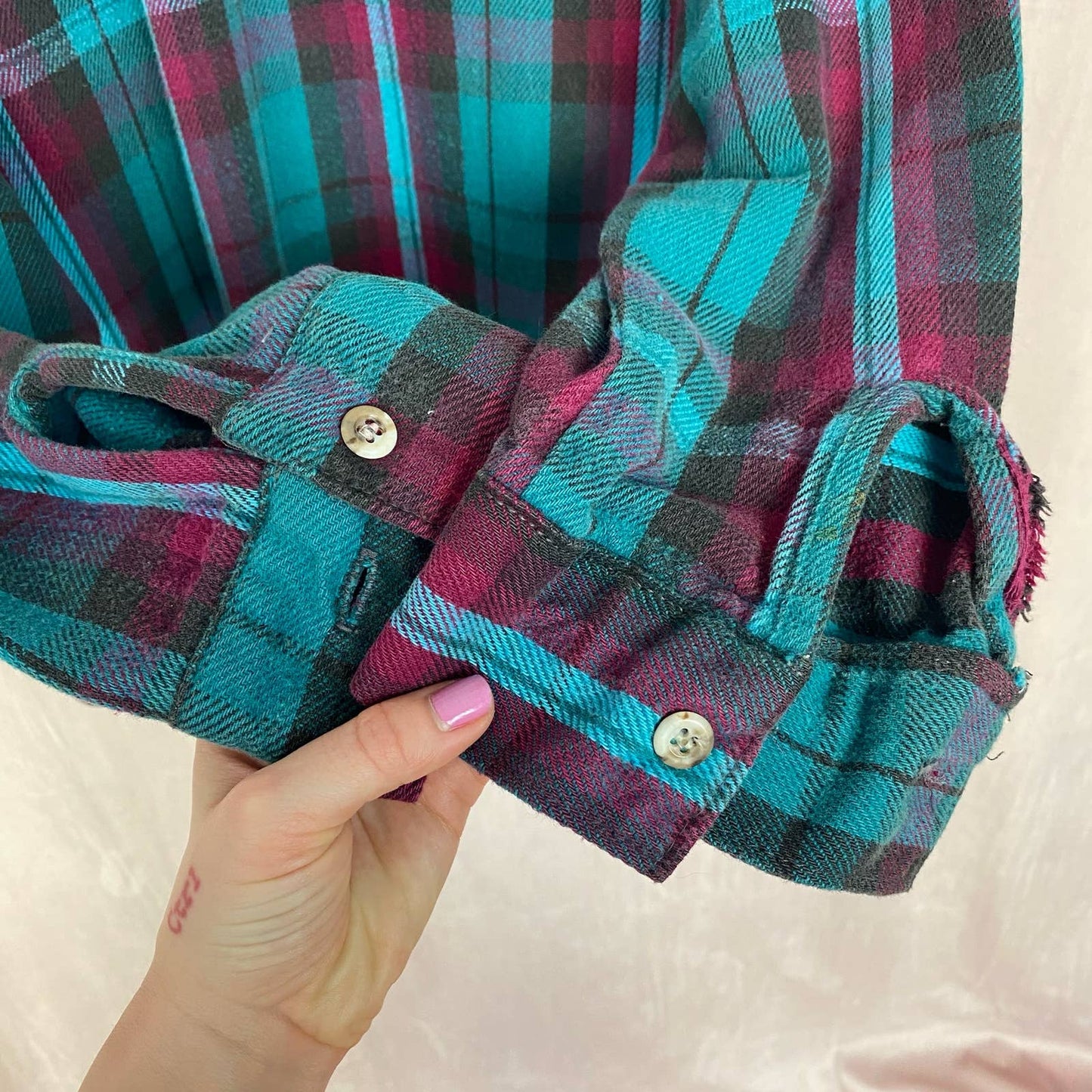 Vintage Five Brother Cotton Flannel, Size XL