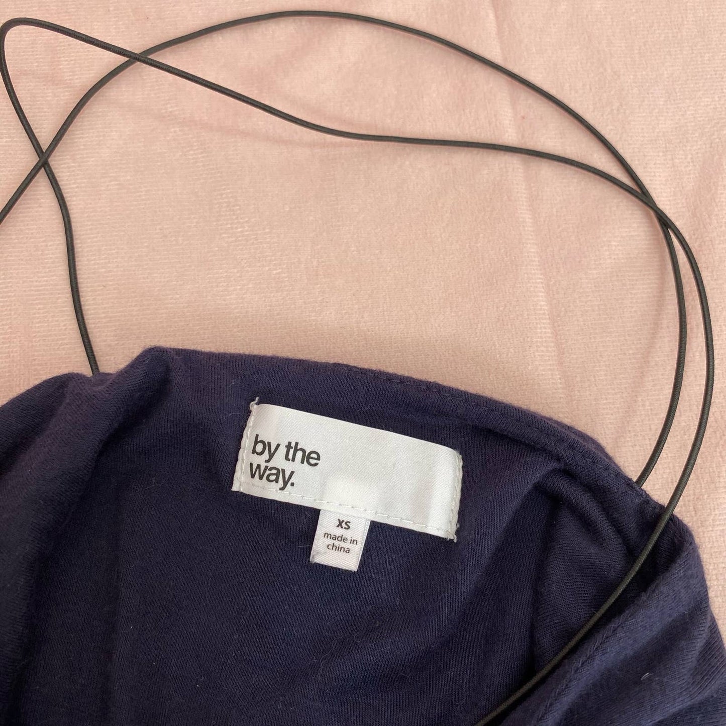 Secondhand By The Way x Revolve Navy Bodycon Dress, Size XS