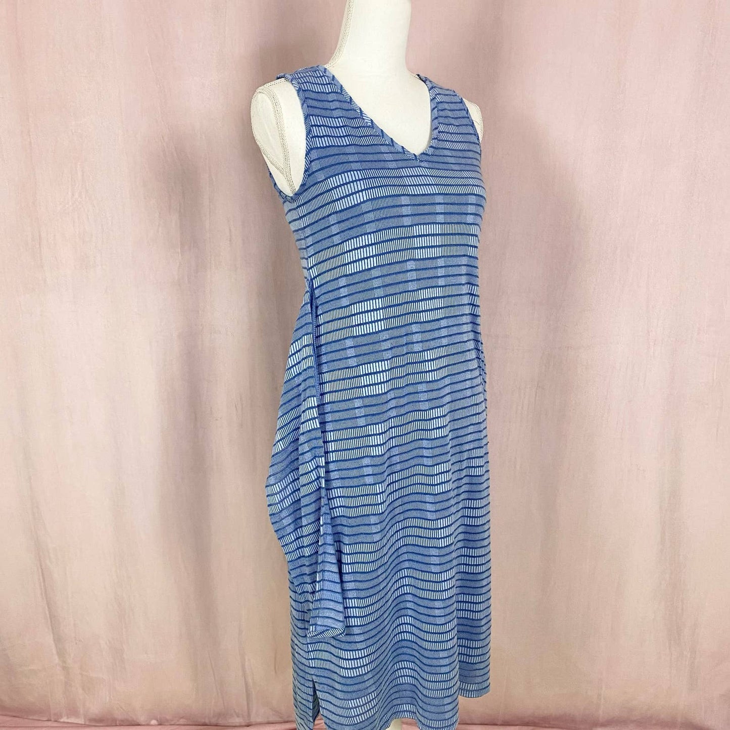 Secondhand H by Halston Front Tie Midi Dress, Size XXS