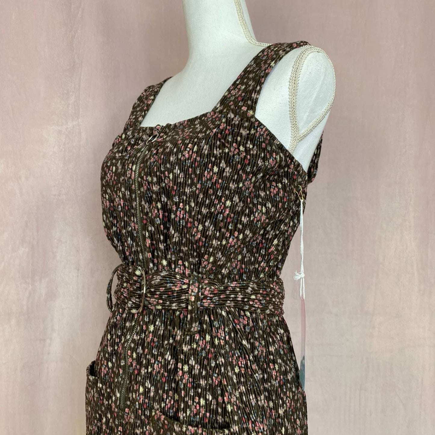Preowned Azura Floral Print Soft Romper, Size Small
