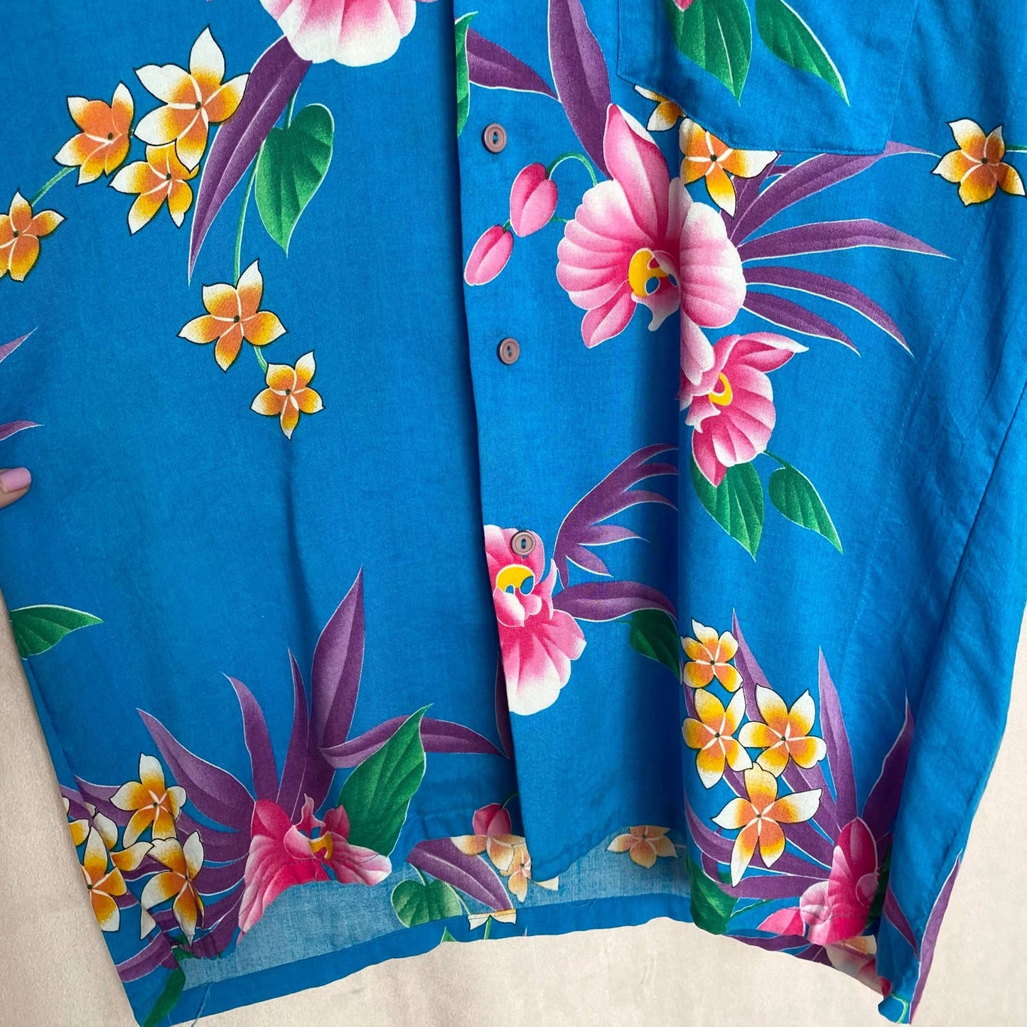 Vintage Mervyn’s Paradise Beach Club Hawaiian Shirt, Size Medium