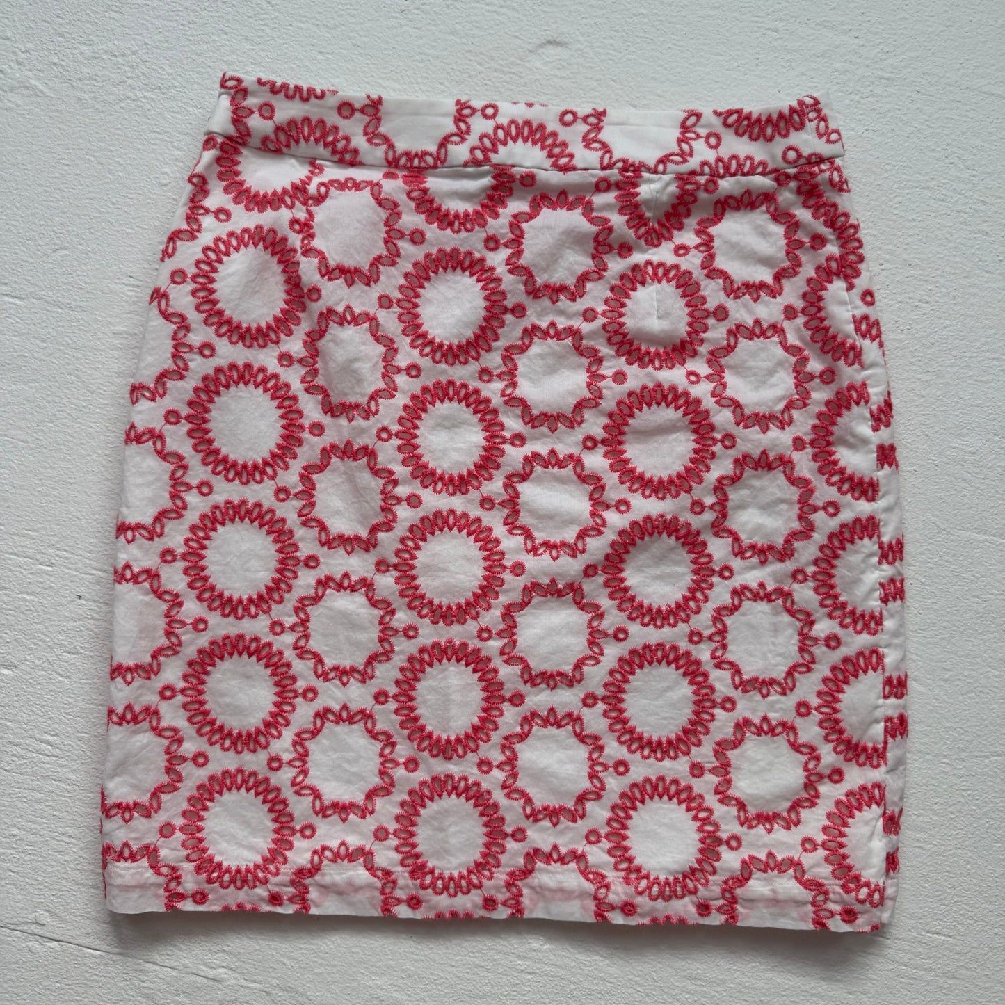 Secondhand Banana Republic Milly Collection Eyelet High Waisted Mini Skirt, Size 2