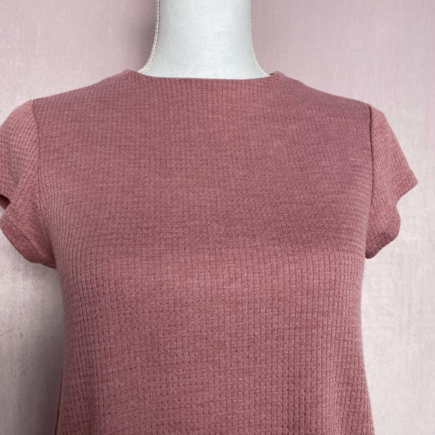 Secondhand i.JOAH Rib Knit Mini T-shirt Dress, Size S/M