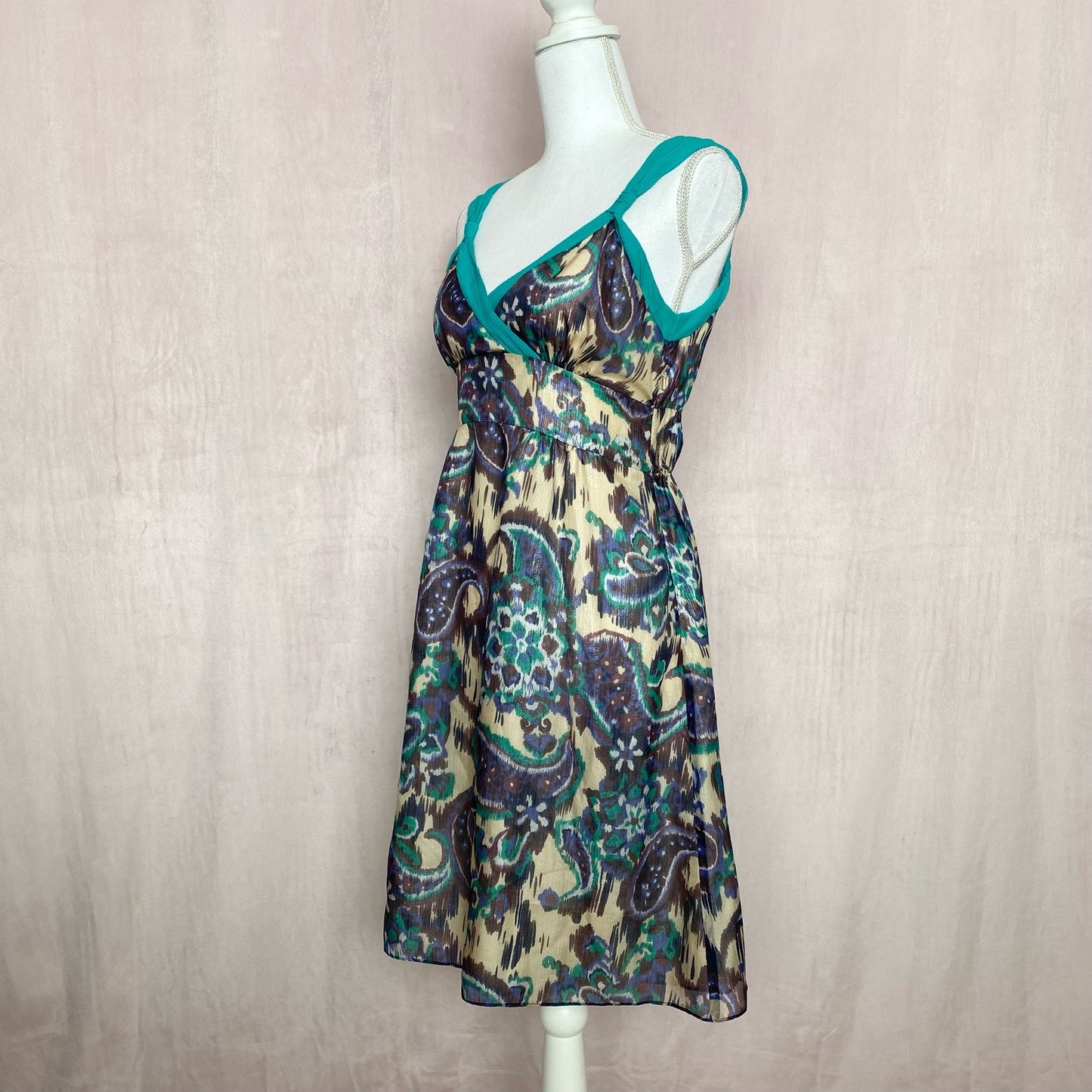 Vintage Twelfth Street By Cynthia Vincent Silk Dress, Size Small
