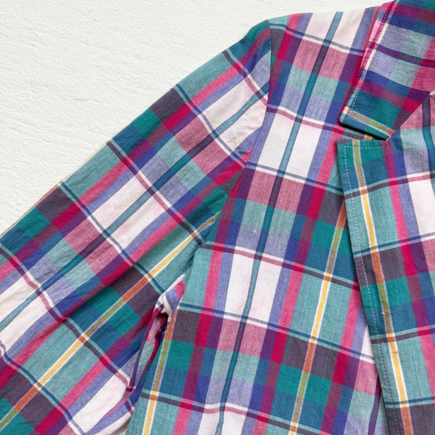 Vintage 80s Country Suburbans Plaid Blazer, Size 16