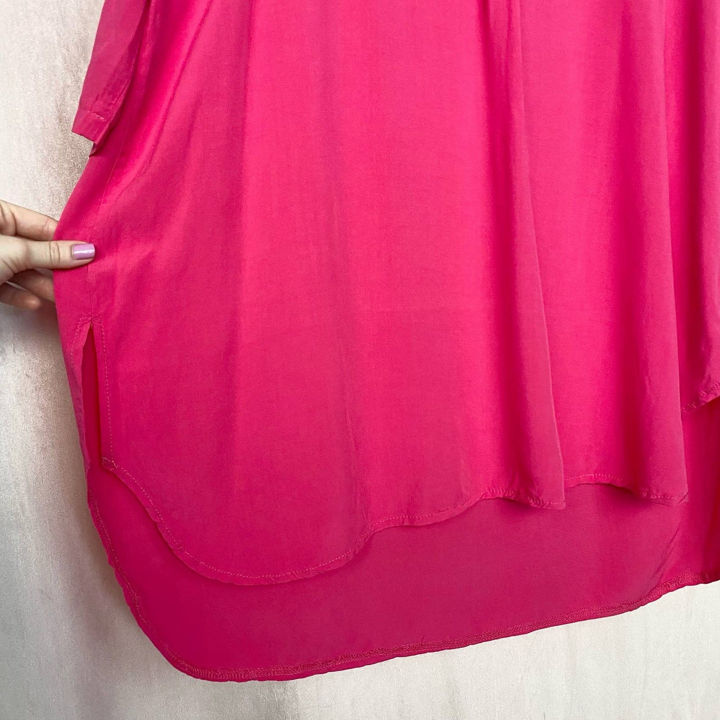 Secondhand Ekouaer Pink Cover Up Shirt for Beach Swimsuit, Size Medium