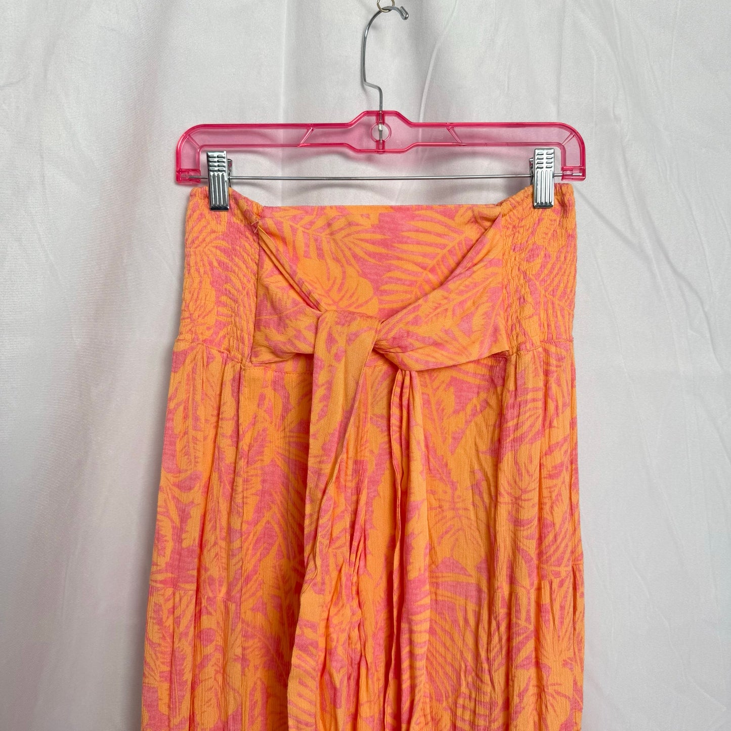 Secondhand Sincerely Jules Tropical Wide Leg Flowy Pants, Size Small