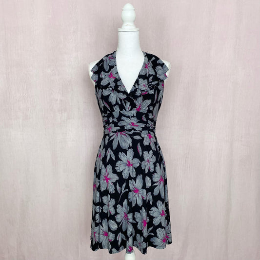 Secondhand Evan Picone Tropical Floral Fit & Flare Cocktail Dress, Size 4