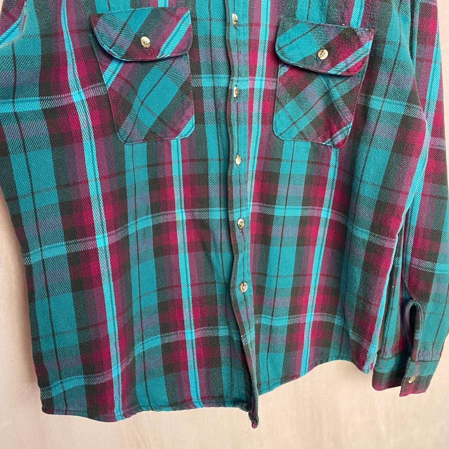 Vintage Five Brother Cotton Flannel, Size XL