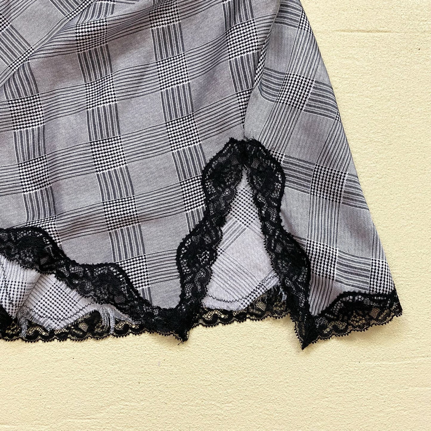 Vintage Jaclyn Smith Lace Trim Slip Mini Dress, Size Small