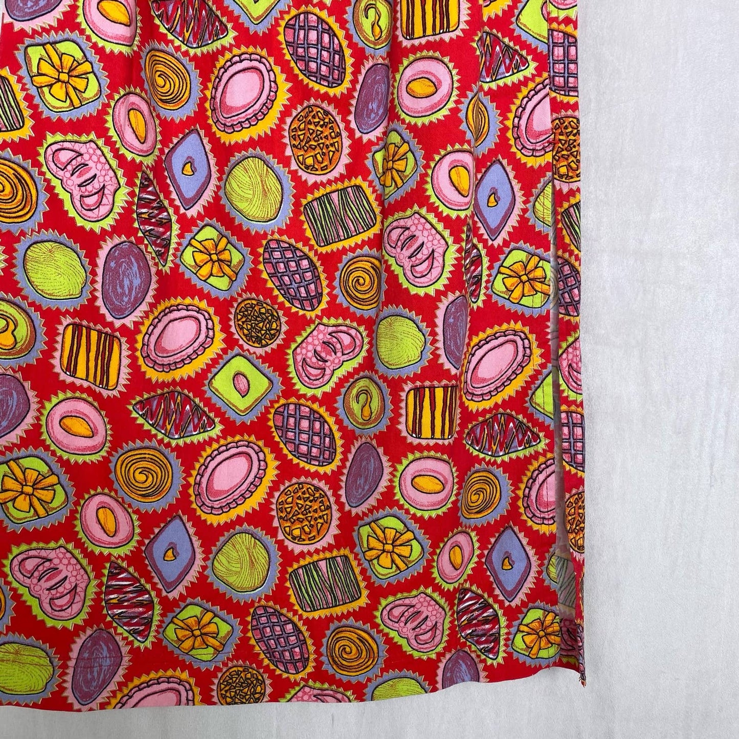 Vintage Gene Ewing Bis Pastry Print Skirt, Size Small