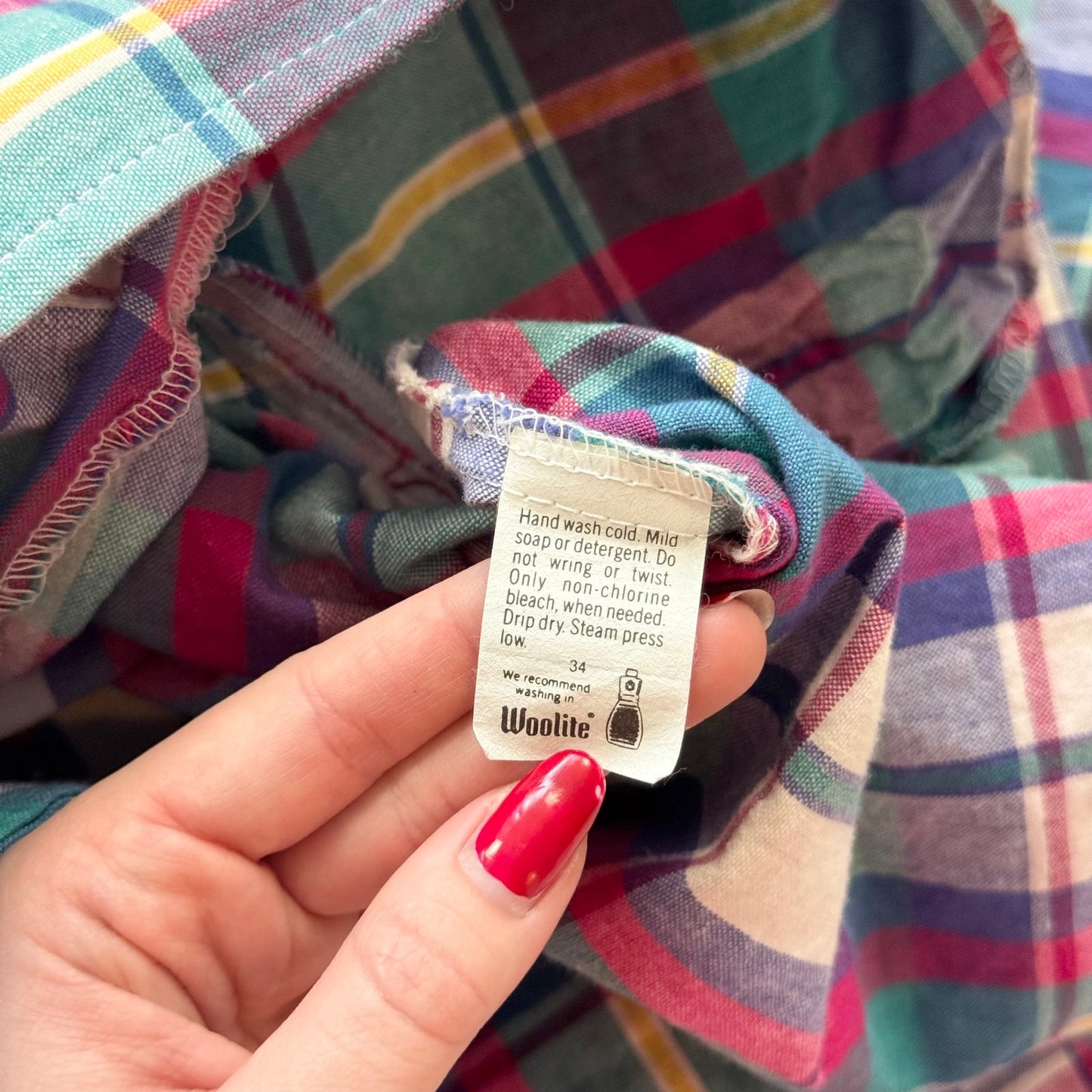 Vintage 80s Country Suburbans Plaid Blazer, Size 16