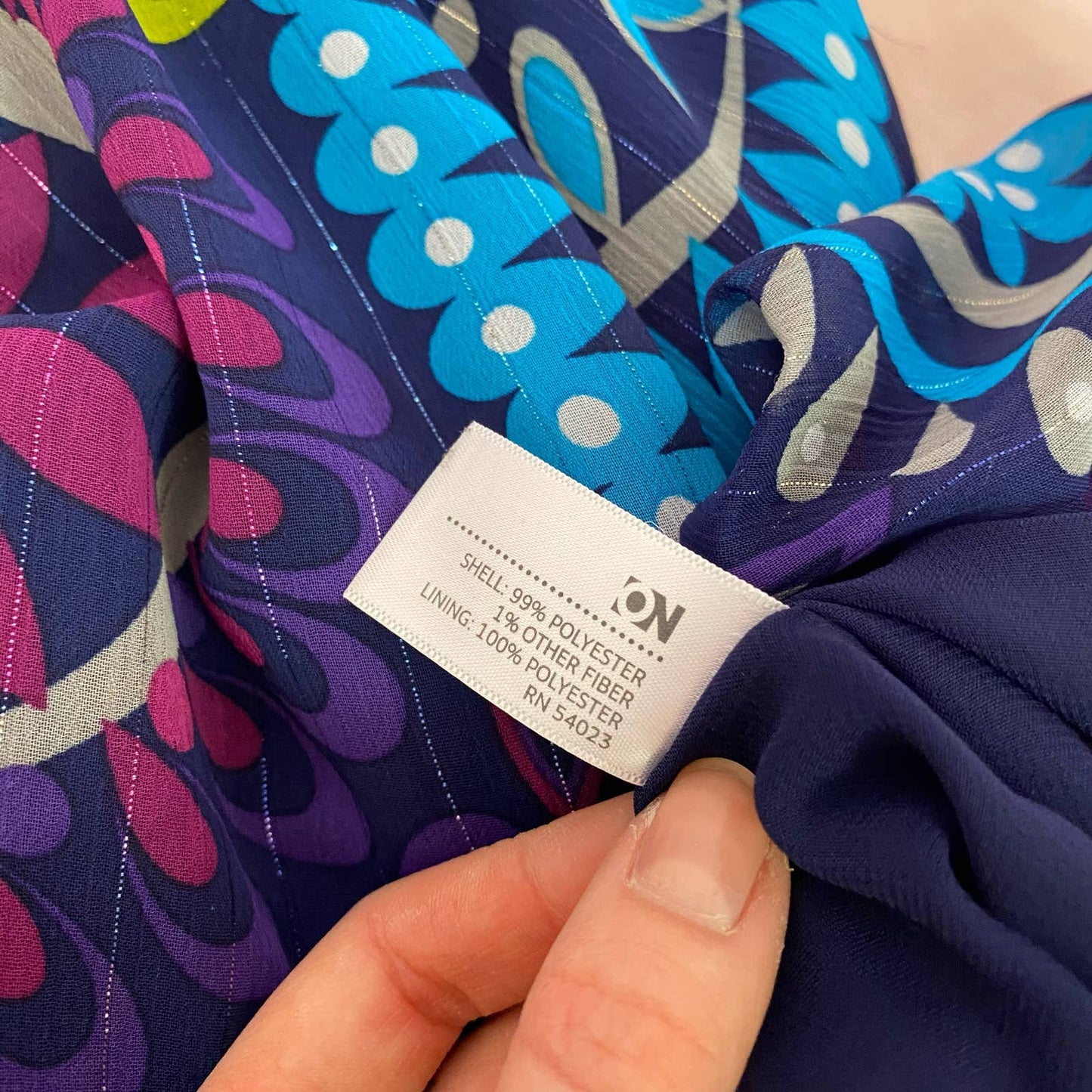 Secondhand Old Navy Strapless Paisley Maxi Dress, Size XXS