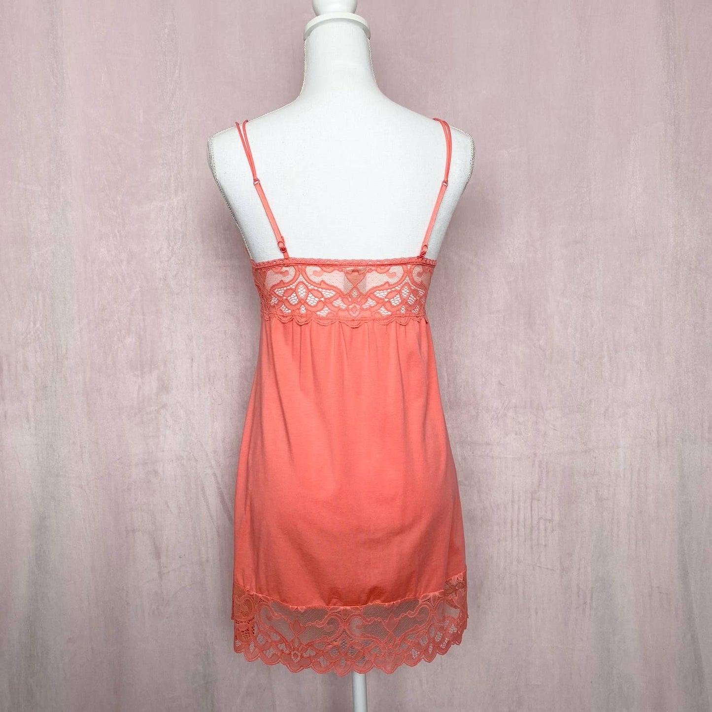 Secondhand In Bloom by Jonquil Lace Chemise Mini Dress, Size S/M