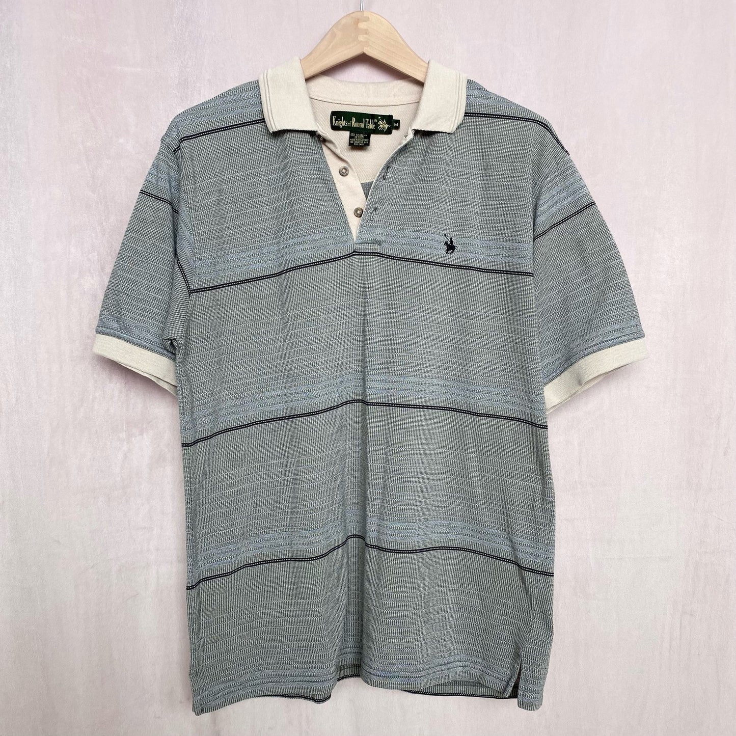 Vintage Knights of Round Table Polo Shirt, Size Medium