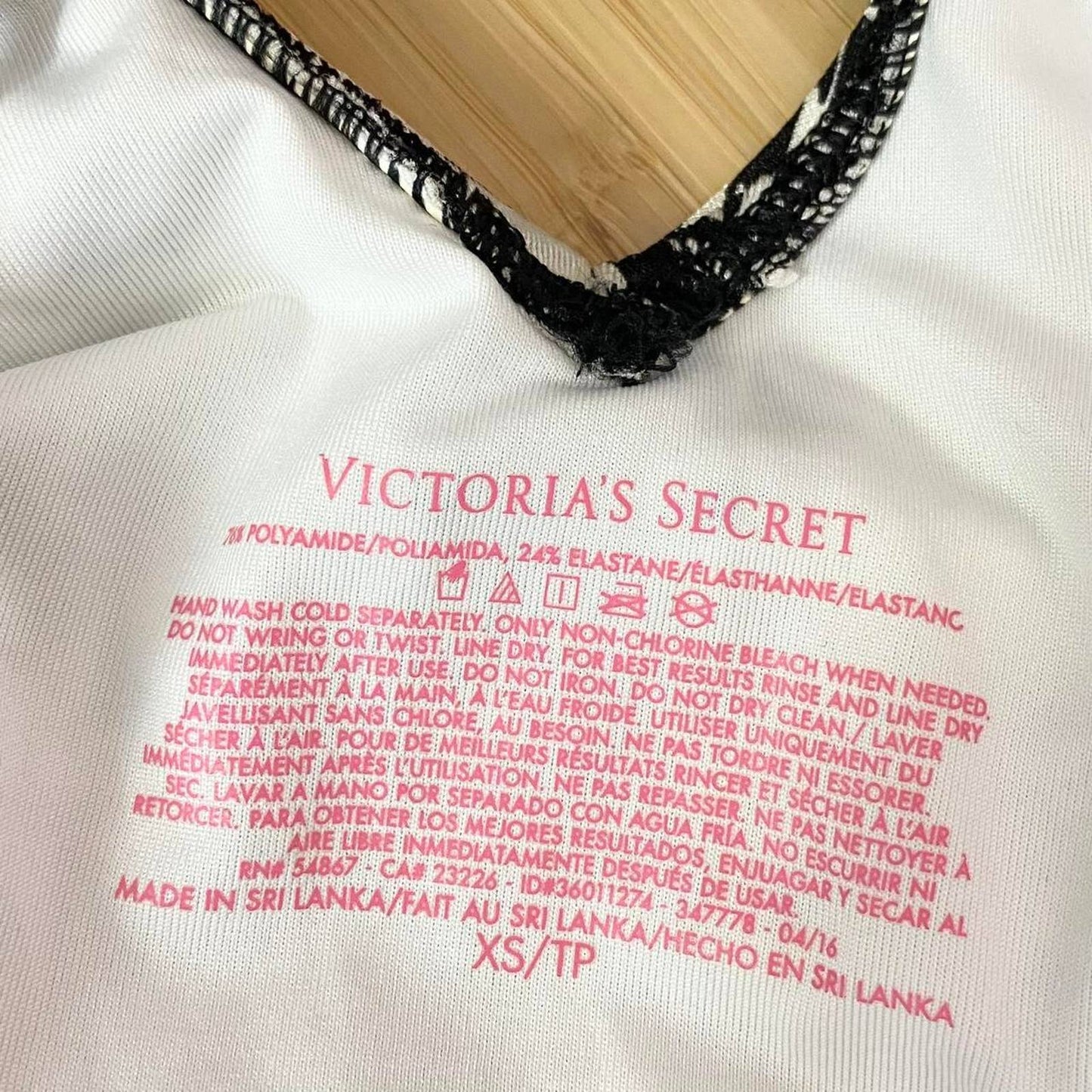 Secondhand Victoria’s Secret Tropical One-Piece Swimsuit, Size XS