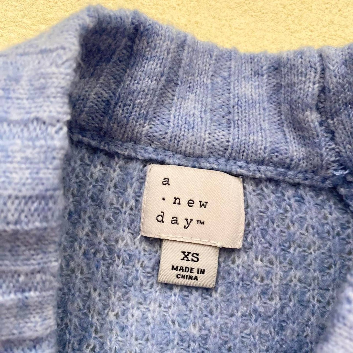 Secondhand A New Day Periwinkle Blue Knit Sweater, Size XS