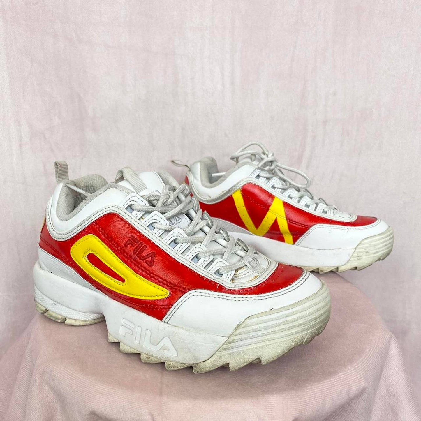 Custom Misty Pokémon FILA Disrupter 2 Premium Sneakers, Size 5.5