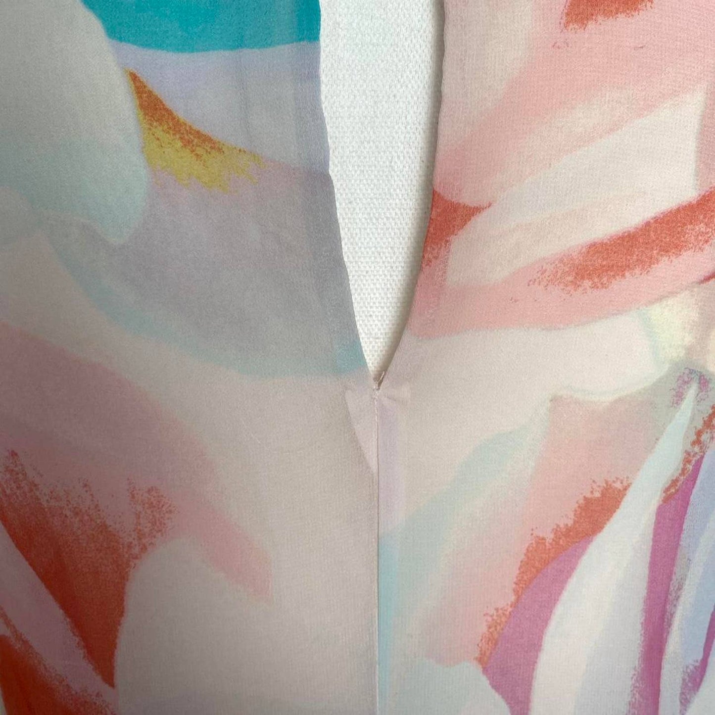 Secondhand Calvin Klein Watercolor A-Line Mini Dress, Size 6P