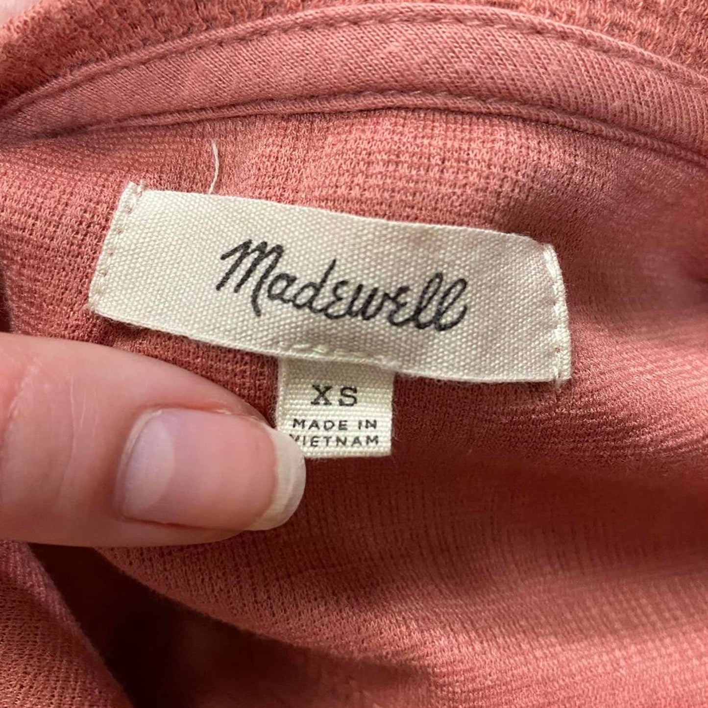 Secondhand Madewell Skylark Cold-Shoulder Top, Size XS
