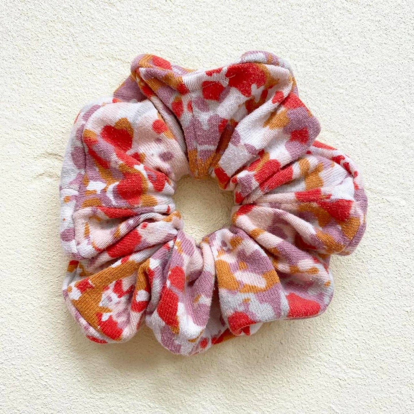Scrap Fabric Soft Knit Jumbo Scrunchie