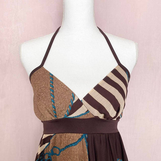 Y2K Famosa Grunge Fairy Halter Dress, Size Small