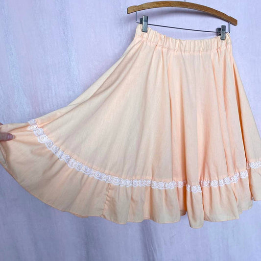 Vintage Jeri Bee Square Dance Midi Skirt, Size Medium