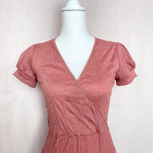 Y2K So Cool USA Wrap Midi Boho Dress, Size Small