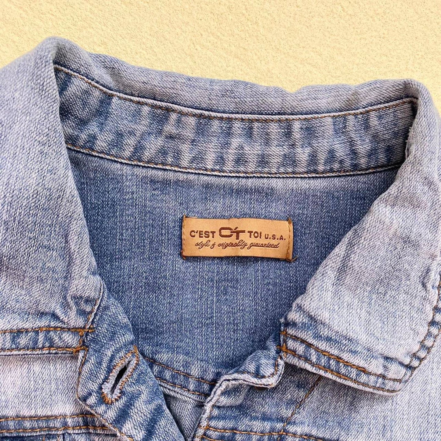 Secondhand C’est Toi Retro Denim Jean Jacket