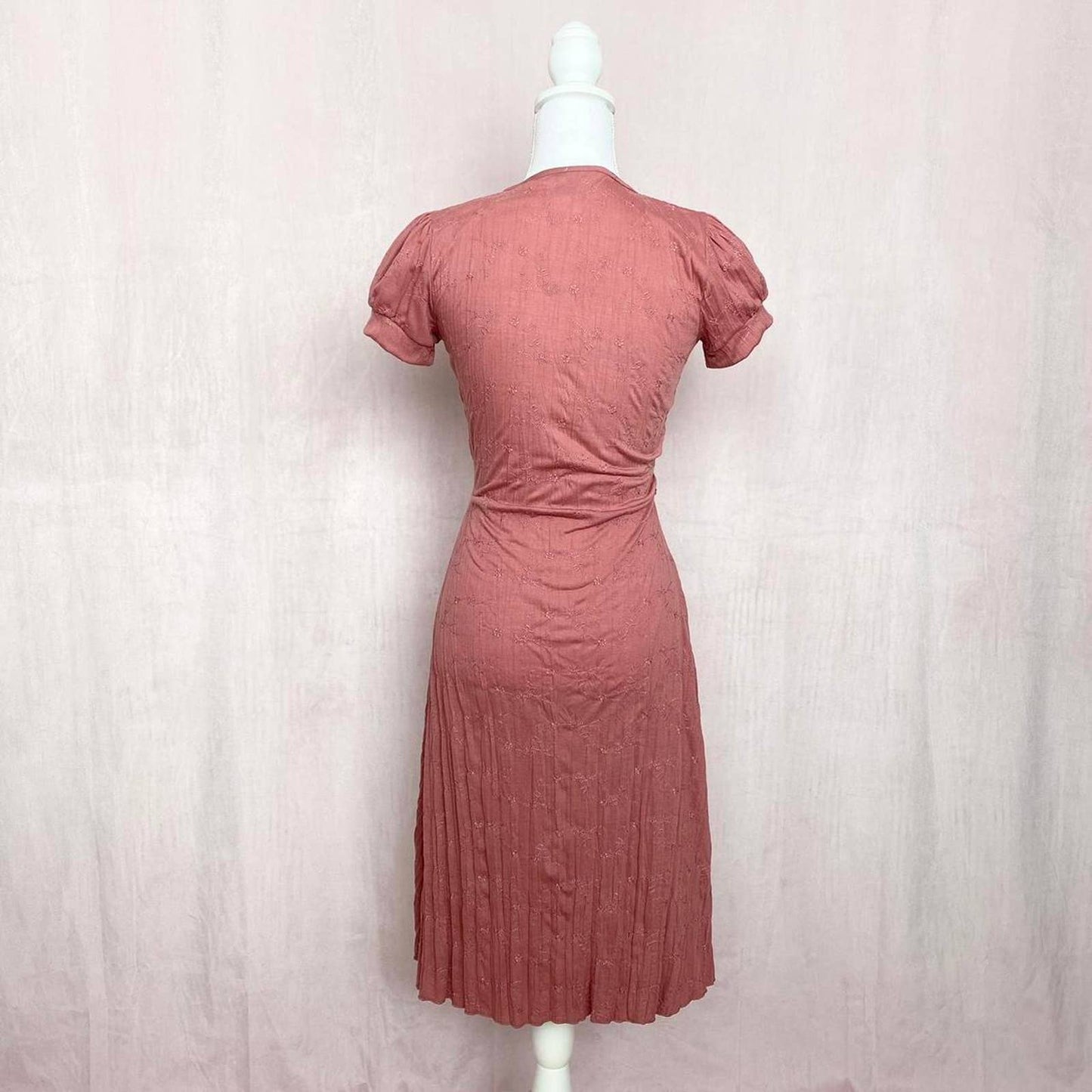 Y2K So Cool USA Wrap Midi Boho Dress, Size Small