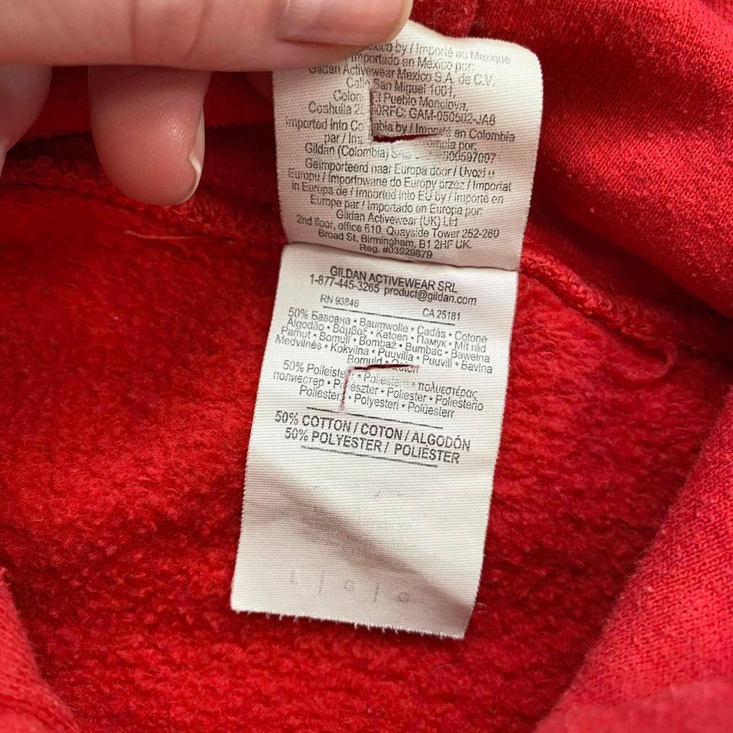 Vintage Ski Patrol Red Hoodie Sweatshirt, Size Large