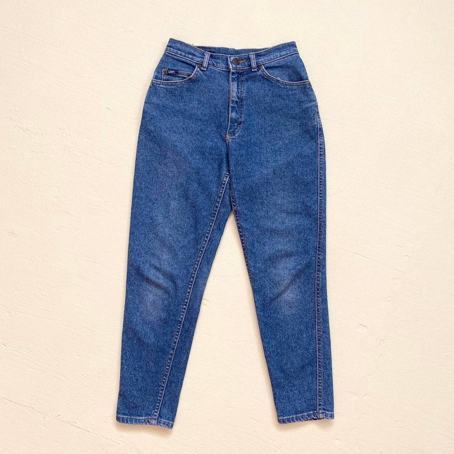 Vintage Lee High Waisted Mom Jeans, Size 24”