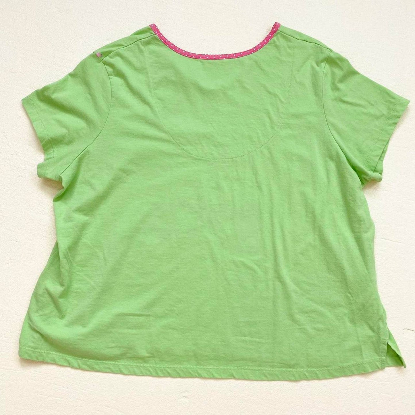 Secondhand Secret Treasures Flamingo Green T-Shirt, Size 3X