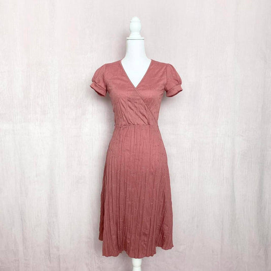 Y2K So Cool USA Wrap Midi Boho Dress, Size Small