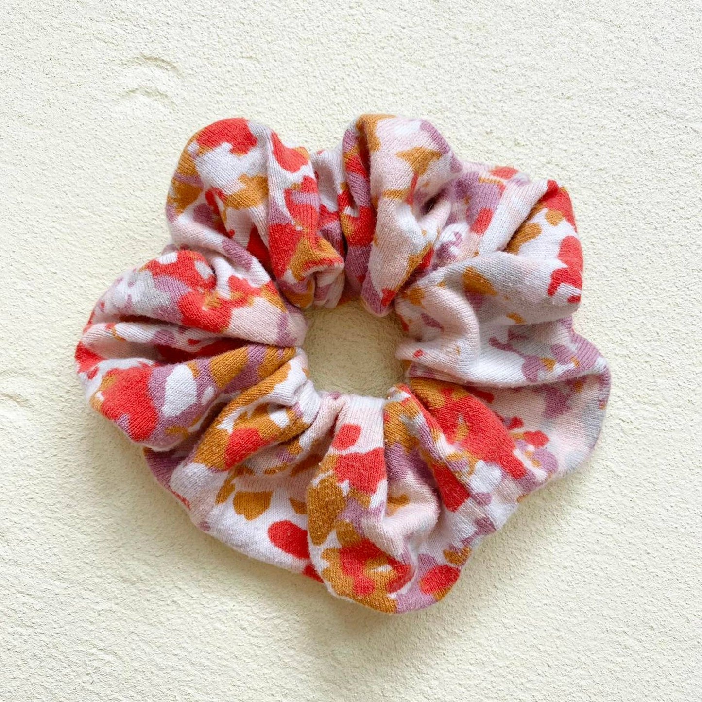 Scrap Fabric Soft Knit Jumbo Scrunchie