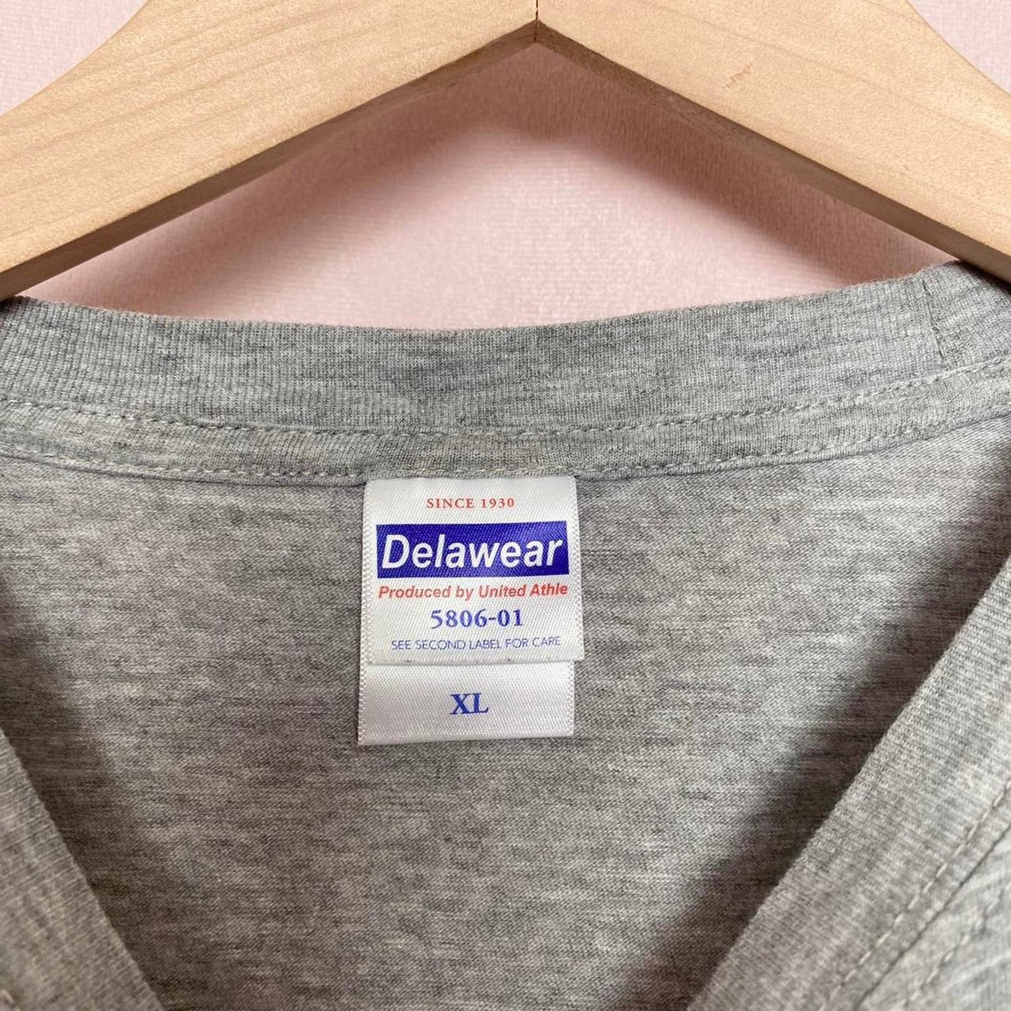 Reworked 24 Hang Loose Gray Crop Tee, Size XL