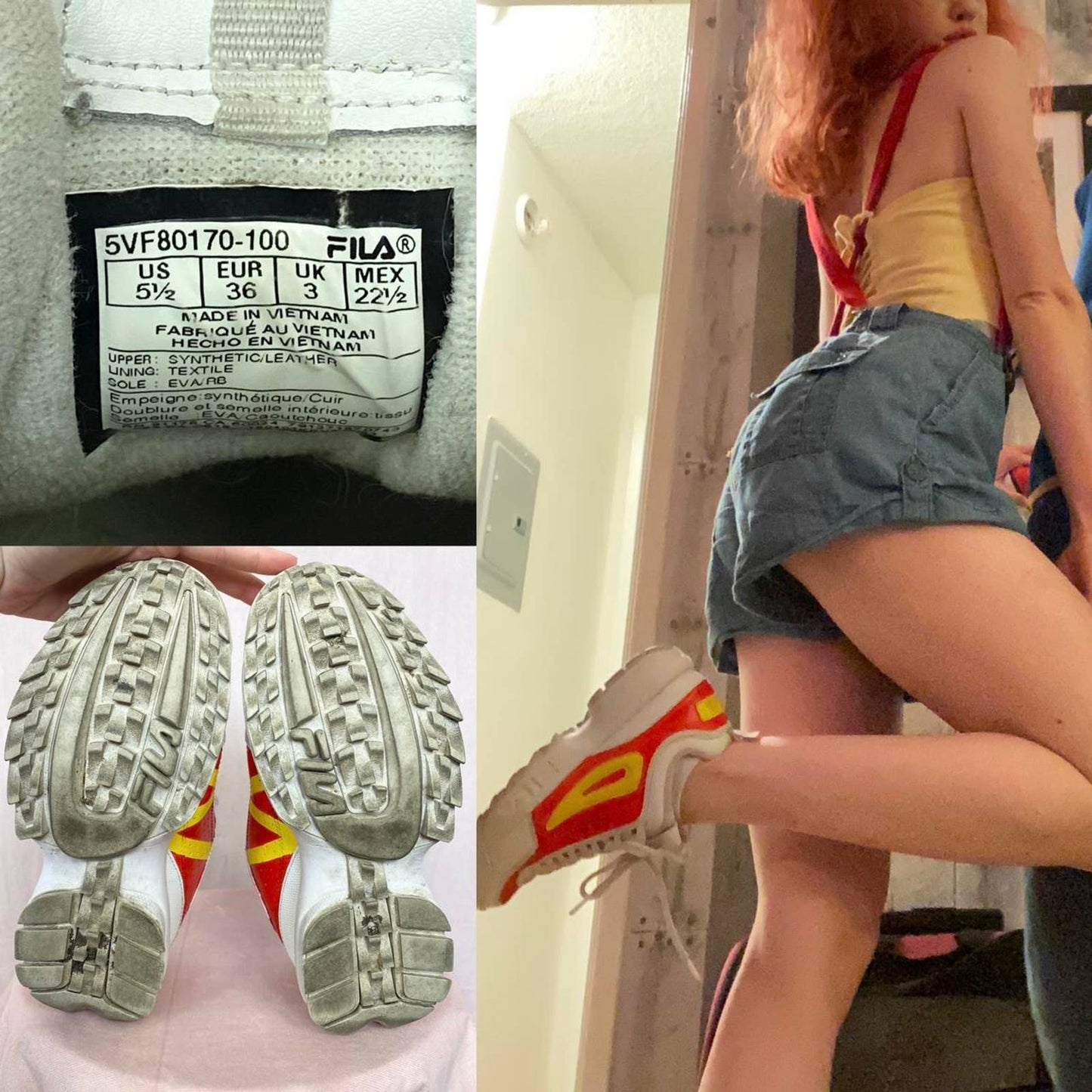 Custom Misty Pokémon FILA Disrupter 2 Premium Sneakers, Size 5.5