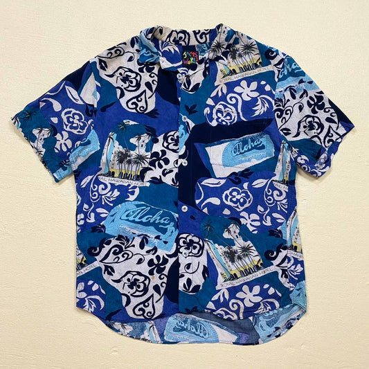 Vintage Jams World Royal Hawaiian Hotel Hawaiian Shirt, Size Medium