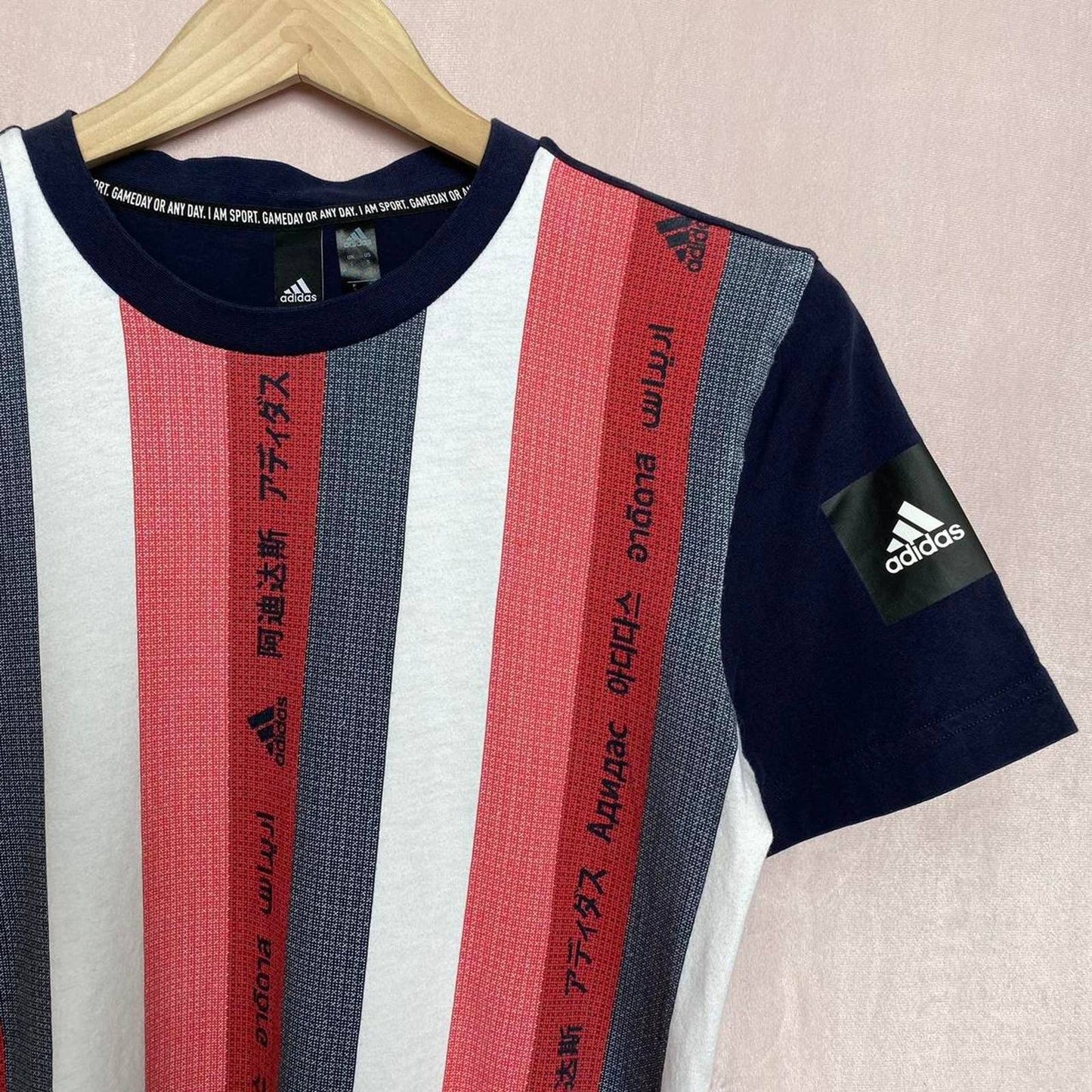 Secondhand Adidas MHE Tee Must Haves GFX 1 T-Shirt, Size Small