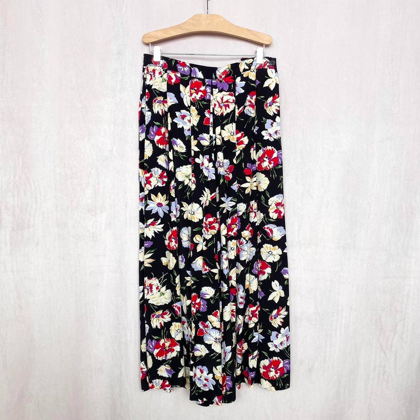 Vintage Liz Claiborne Floral Culotte Pants, Size 6