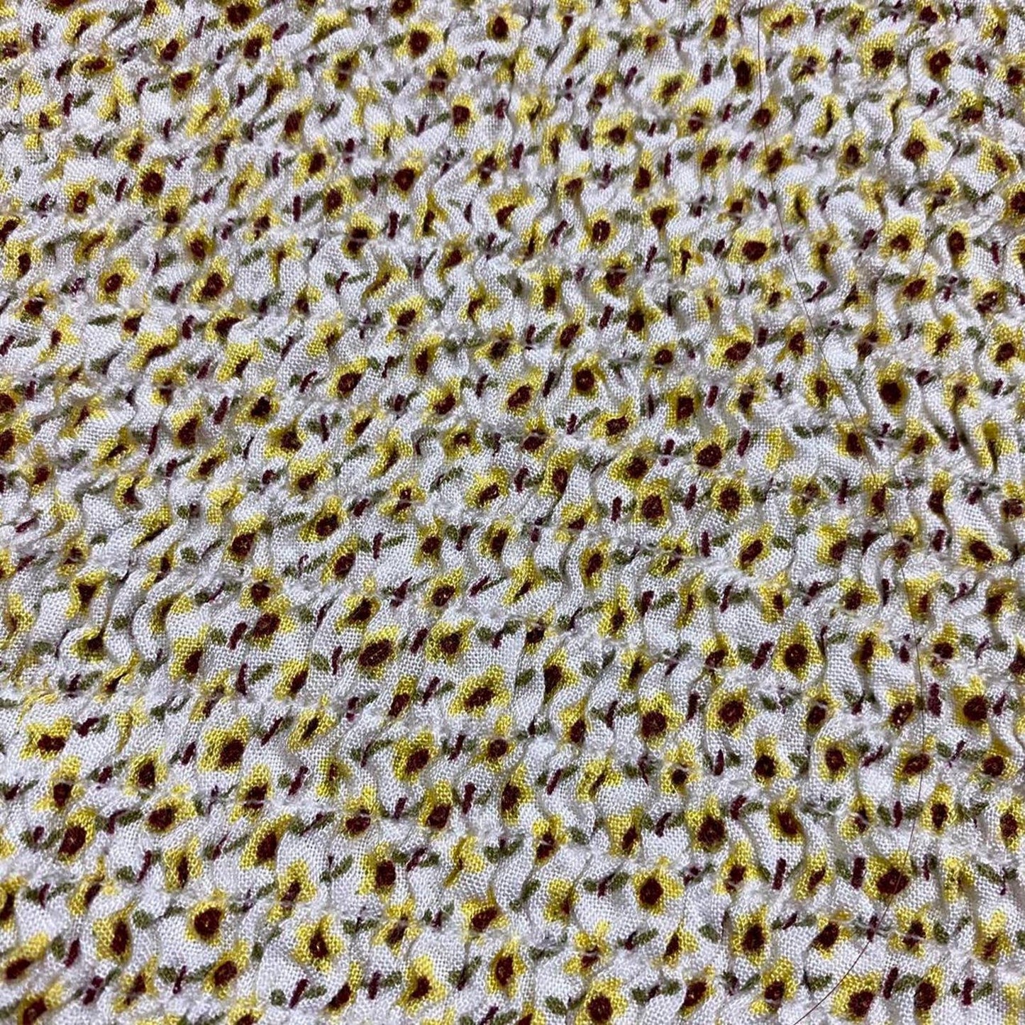 Secondhand Urban Outfitters Smocked Floral Crop Halter Tank, Size Small