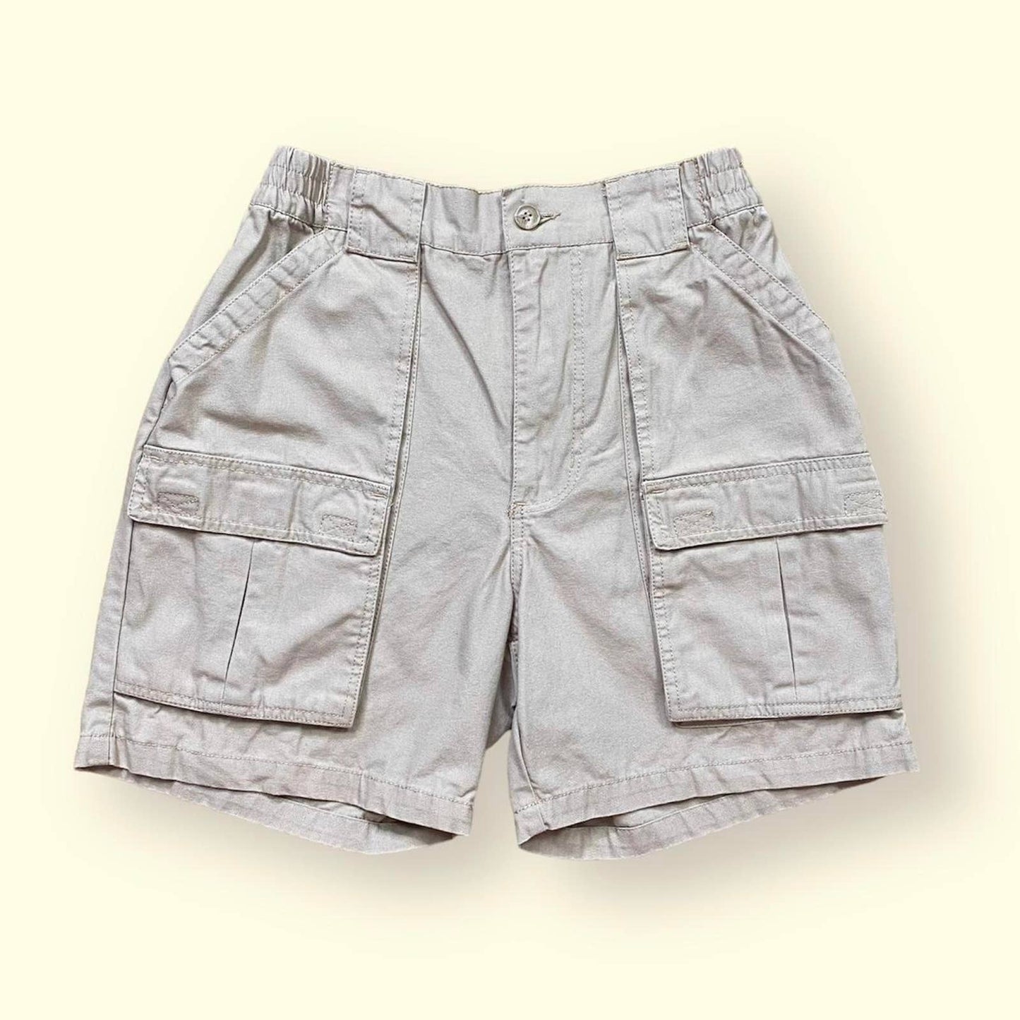 Secondhand Tan Utility Cargo Shorts, Size Small