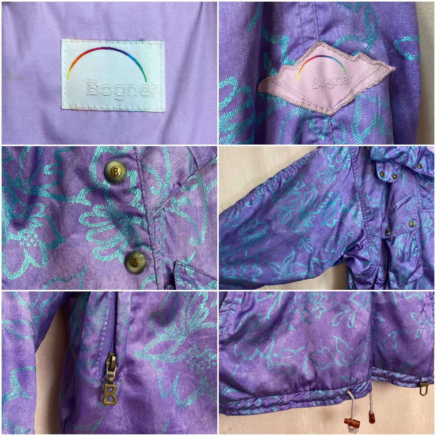 Vintage Bogner Purple Ski Jacket, 3XL