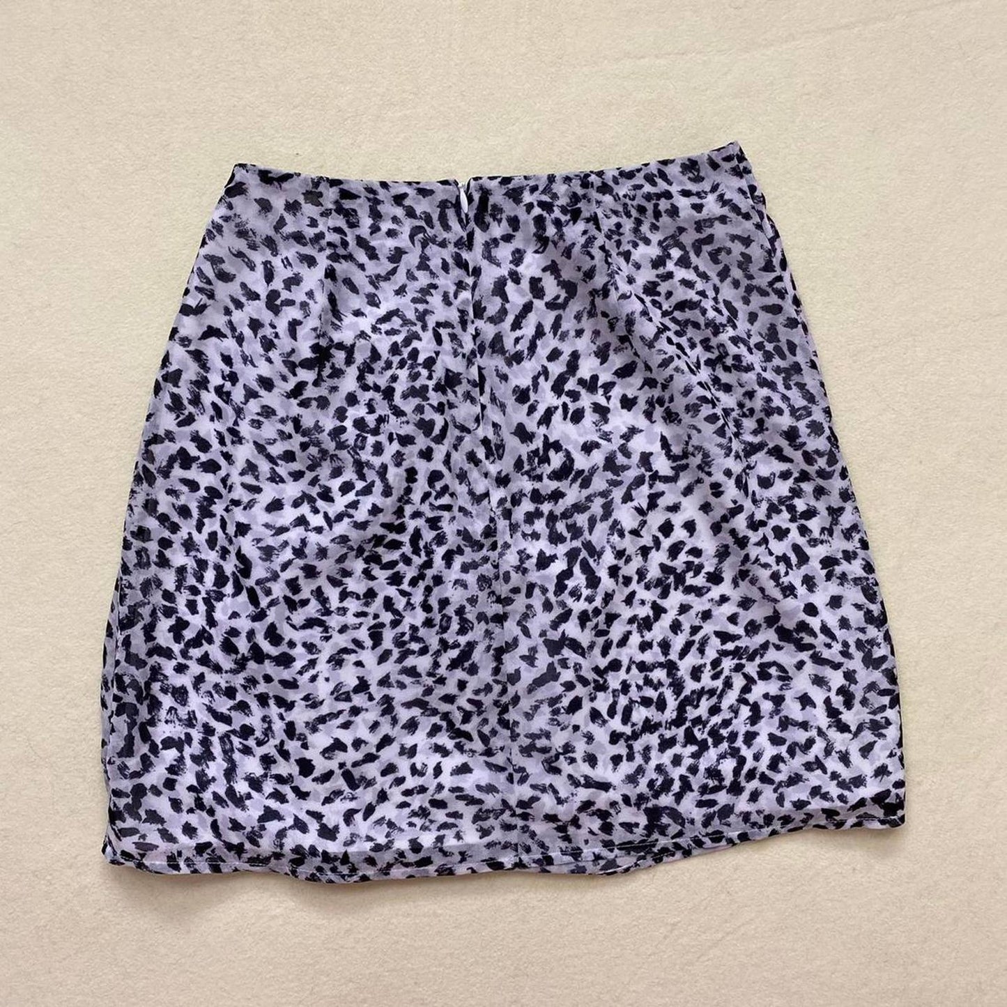 Secondhand C/MEO Collective Leopard Print Mini Skirt - Sample, Size Small
